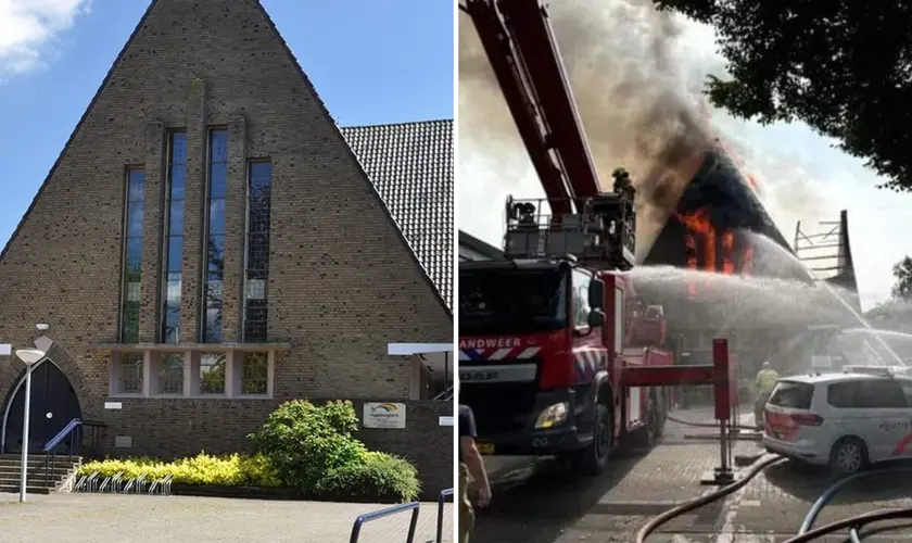 Cristãos se mobilizam para ajudar membros de igreja que foi destruída pelo fogo